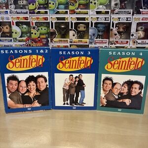Seinfeld Complete Seasons 1-4 Box Sets (DVD) - Excellent Condition